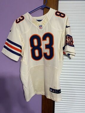 Bennett Navy Orange #83 Football Jersey